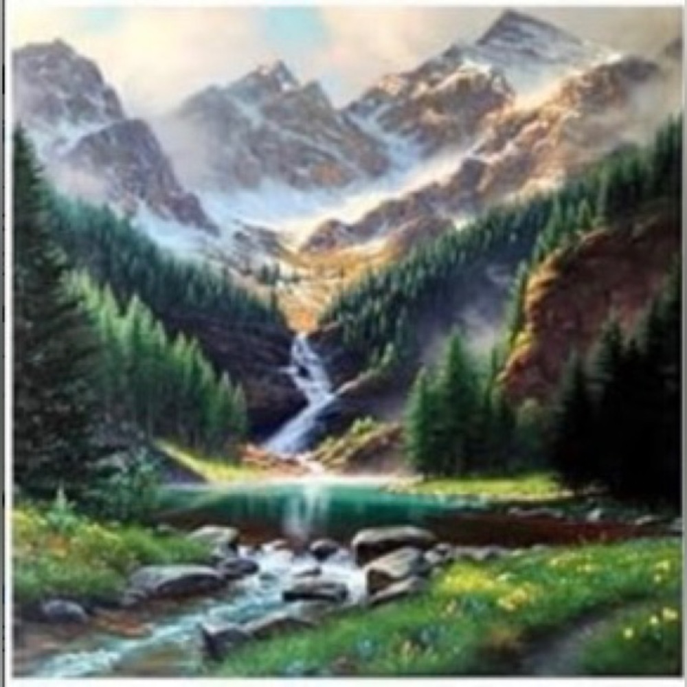 Mountain Landscape Diamond Painting